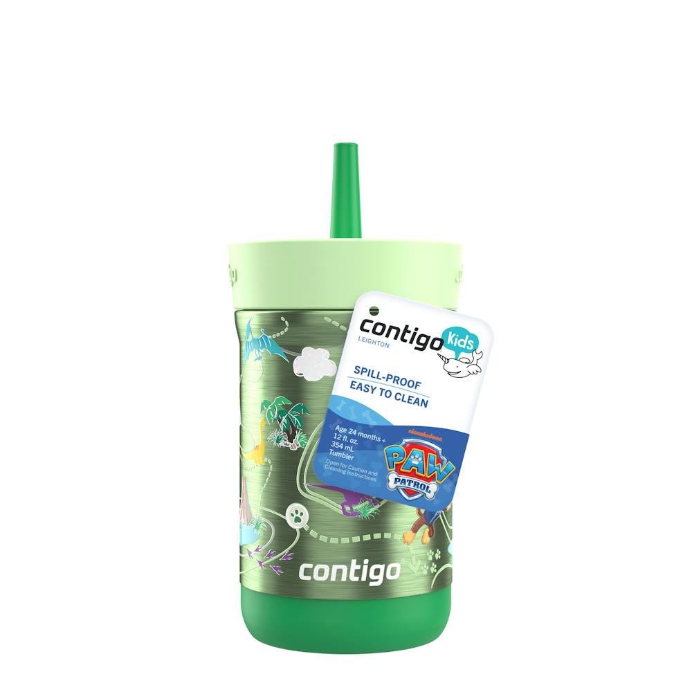 Contigo® Kids Leighton Spill-Proof Stainless Steel Tumbler with Straw, 12oz (B8DX)