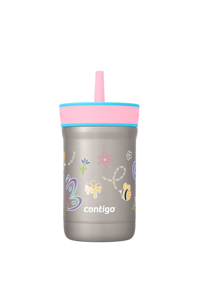 Contigo® Kids Leighton Spill-Proof Stainless Steel Tumbler with Straw, 12oz (B8DX)