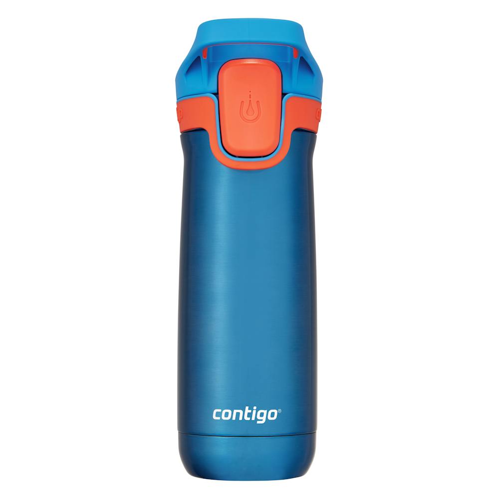 Contigo® Kids’ Casey Stainless Steel Water Bottle with Spill-Proof Leak-Proof Lid, 13oz (SSQ4)