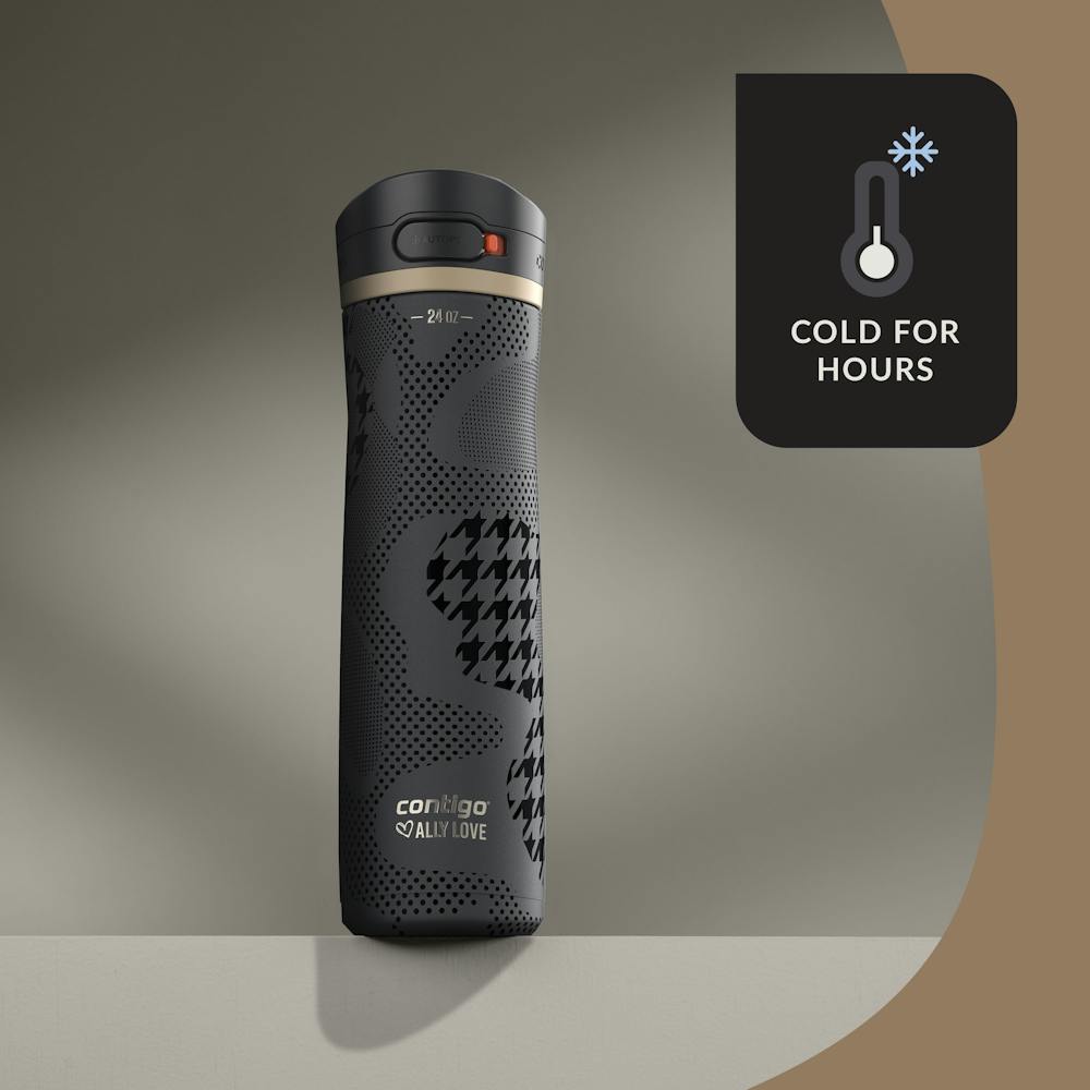 Contigo® x Ally Love Jackson Chill 2.0 Stainless Steel Water Bottle with AUTOPOP® Lid, 24oz (IXAR)