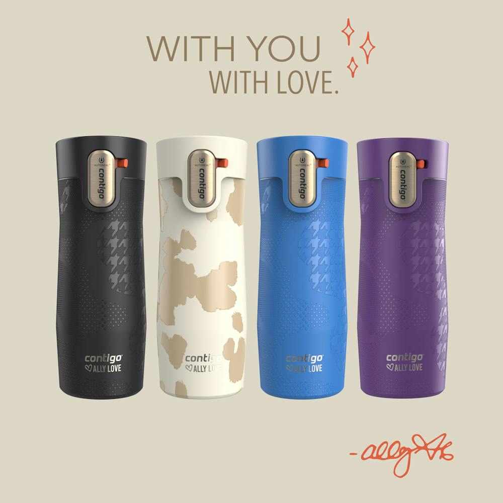 Contigo® x Ally Love West Loop 3.0 Stainless Steel Travel Mug with AUTOSEAL® Easy-Clean Lid, 16oz (88D5)