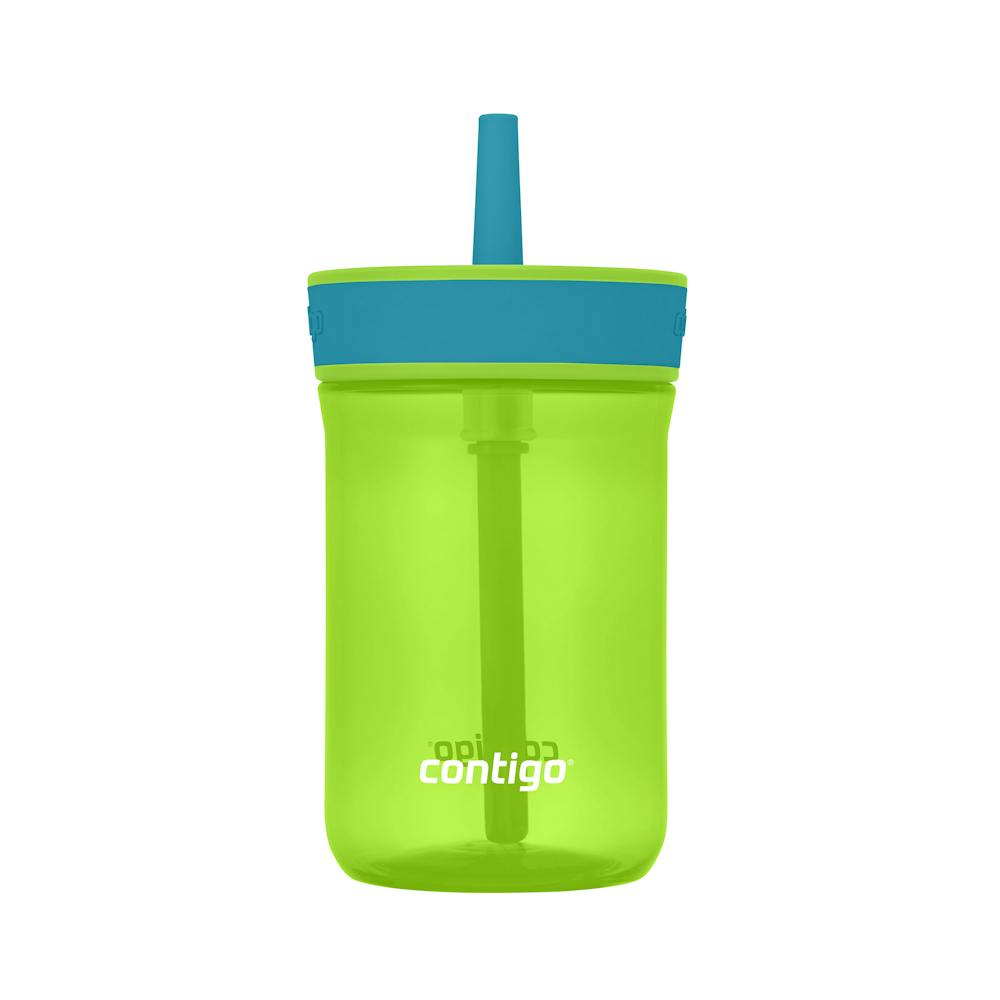 Contigo® Kids’ Leighton Straw Tumbler with Spill-Proof Leak-Proof Lid, 14oz (LCG0)
