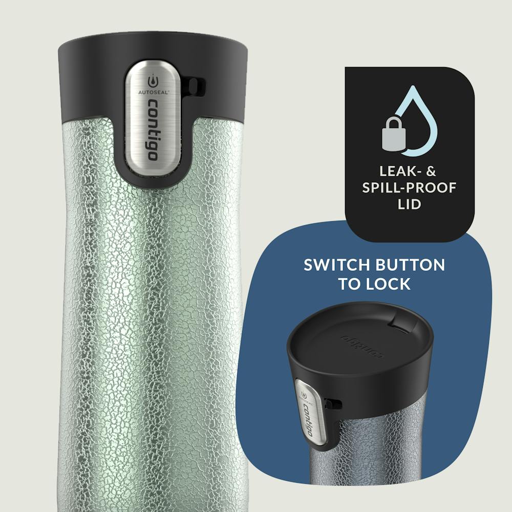 Contigo® AUTOSEAL® West Loop Vacuum-Insulated Stainless Steel Travel Mug with Easy-Clean Lid, 20 oz, 2-Pack (9LZZ)