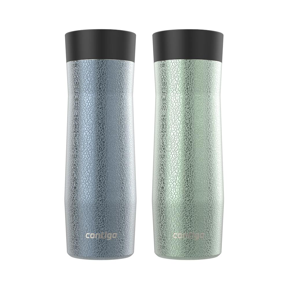 Contigo® AUTOSEAL® West Loop Vacuum-Insulated Stainless Steel Travel Mug with Easy-Clean Lid, 20 oz, 2-Pack (9LZZ)