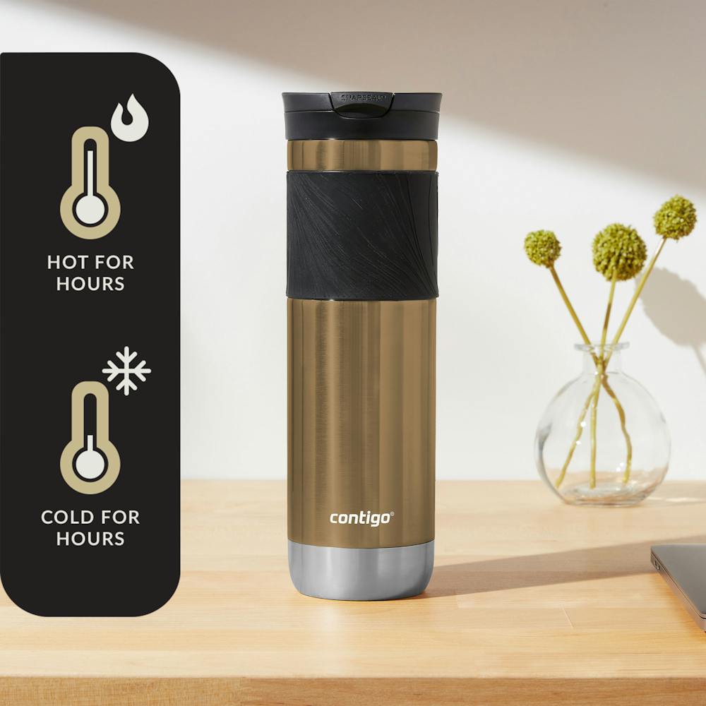 Contigo® Byron 2.0 Stainless Steel Travel Mug with SNAPSEAL™ Lid and Grip, 24oz (783F)