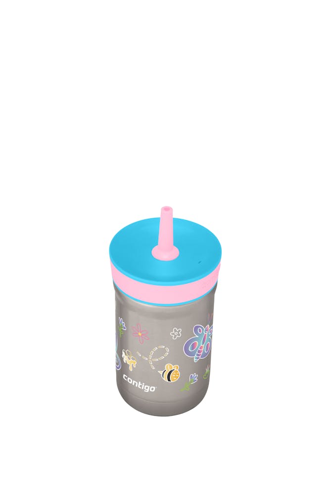 Contigo® Kids Leighton Spill-Proof Stainless Steel Tumbler with Straw, 12oz (B8DX)