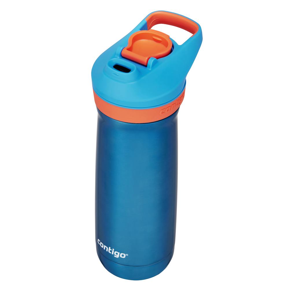 Contigo® Kids’ Casey Stainless Steel Water Bottle with Spill-Proof Leak-Proof Lid, 13oz (SSQ4)