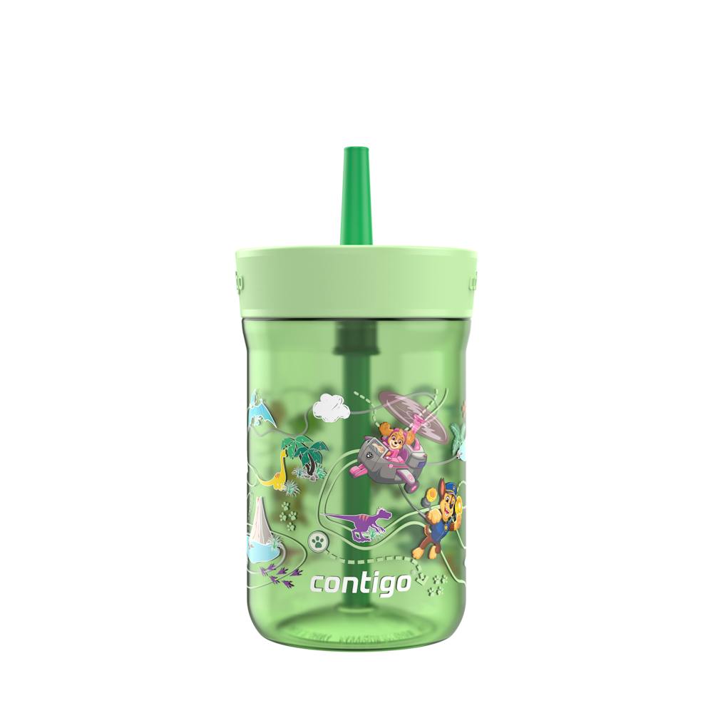Contigo® Kids’ Leighton Straw Tumbler with Spill-Proof Leak-Proof Lid, 14oz (LCG0)
