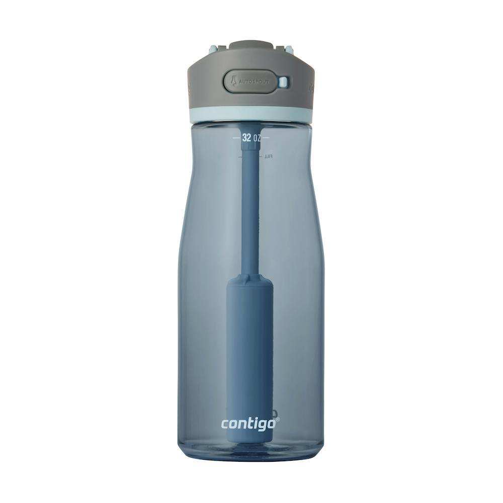 Contigo® Wells Plastic Filter Water Bottle with AUTOSPOUT® Straw Lid, 32 Oz (O5XV)