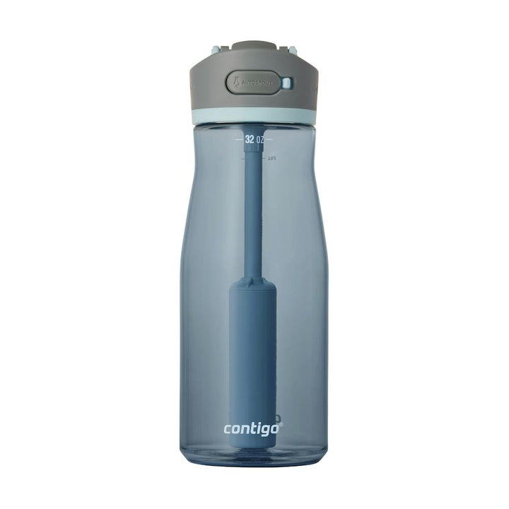 Contigo® Wells Plastic Filter Water Bottle with AUTOSPOUT® Straw Lid, 32 Oz (E9YV)