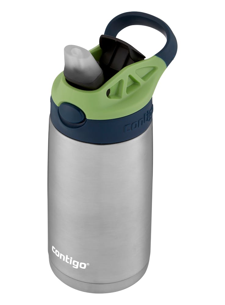 Contigo® Kids Straw Stainless Steel Water Bottle with AUTOSPOUT® Lid, 13oz (ERHJ)