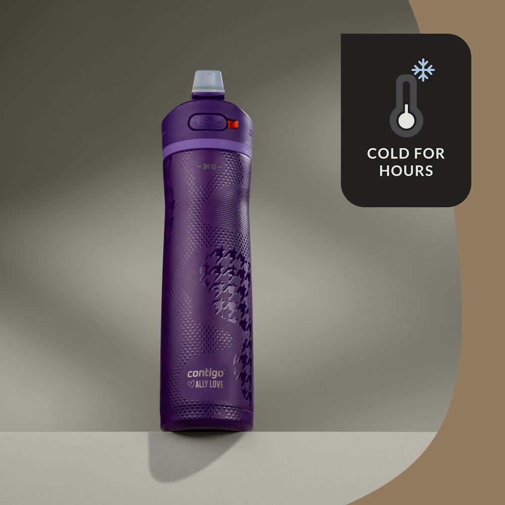 Contigo® x Ally Love Ashland Chill 2.0 Stainless Steel Water Bottle with AUTOSPOUT® Lid, 24oz (VC74)