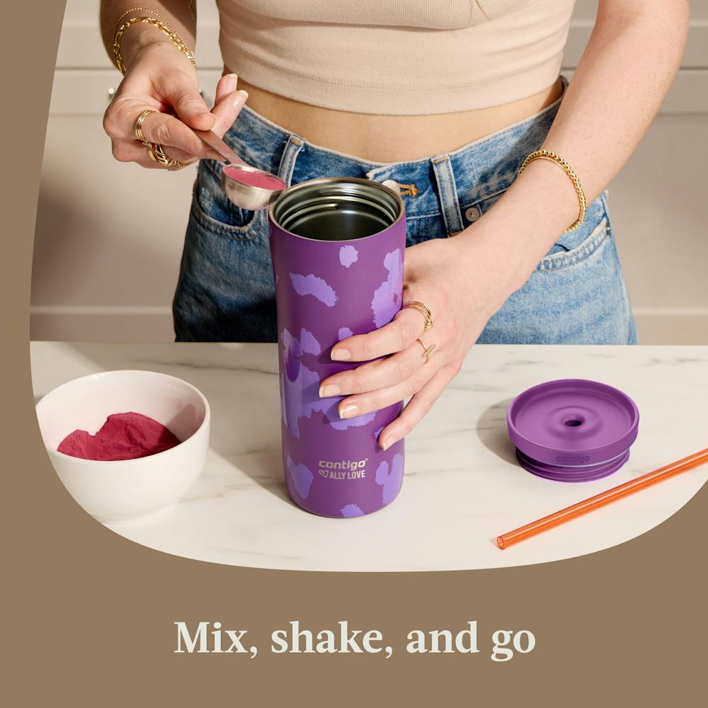 Contigo® x Ally Love Streeterville 2.0 Stainless Steel Tumbler with Straw, 24oz (D3N4)