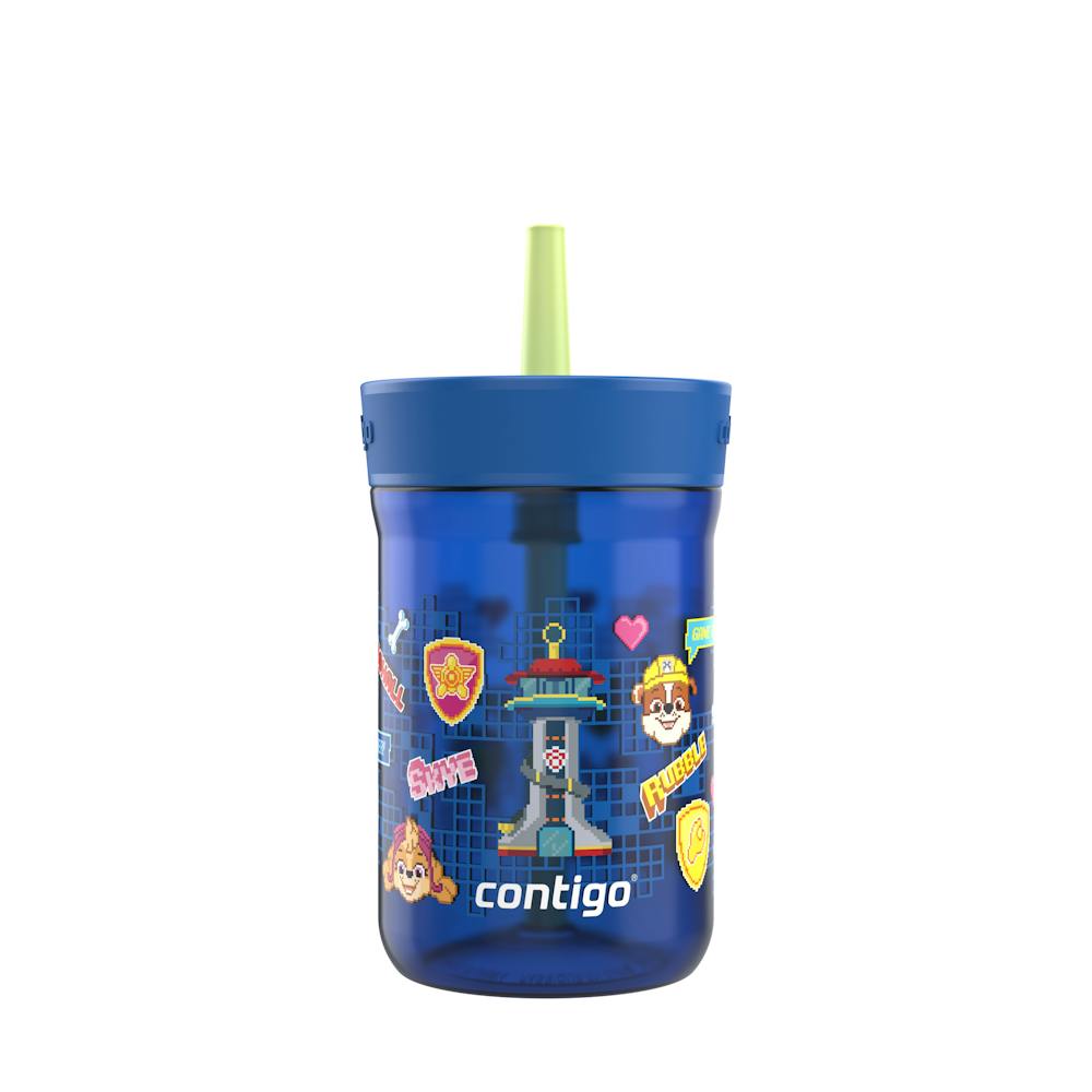 Contigo® Kids’ Leighton Straw Tumbler with Spill-Proof Leak-Proof Lid, 14oz (LCG0)