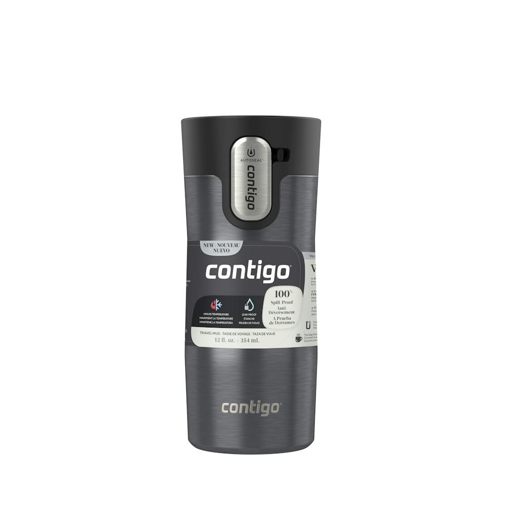 Contigo® AUTOSEAL® West Loop Vacuum-Insulated Stainless Steel Travel Mug with Easy-Clean Lid, 12 oz (6EIG)